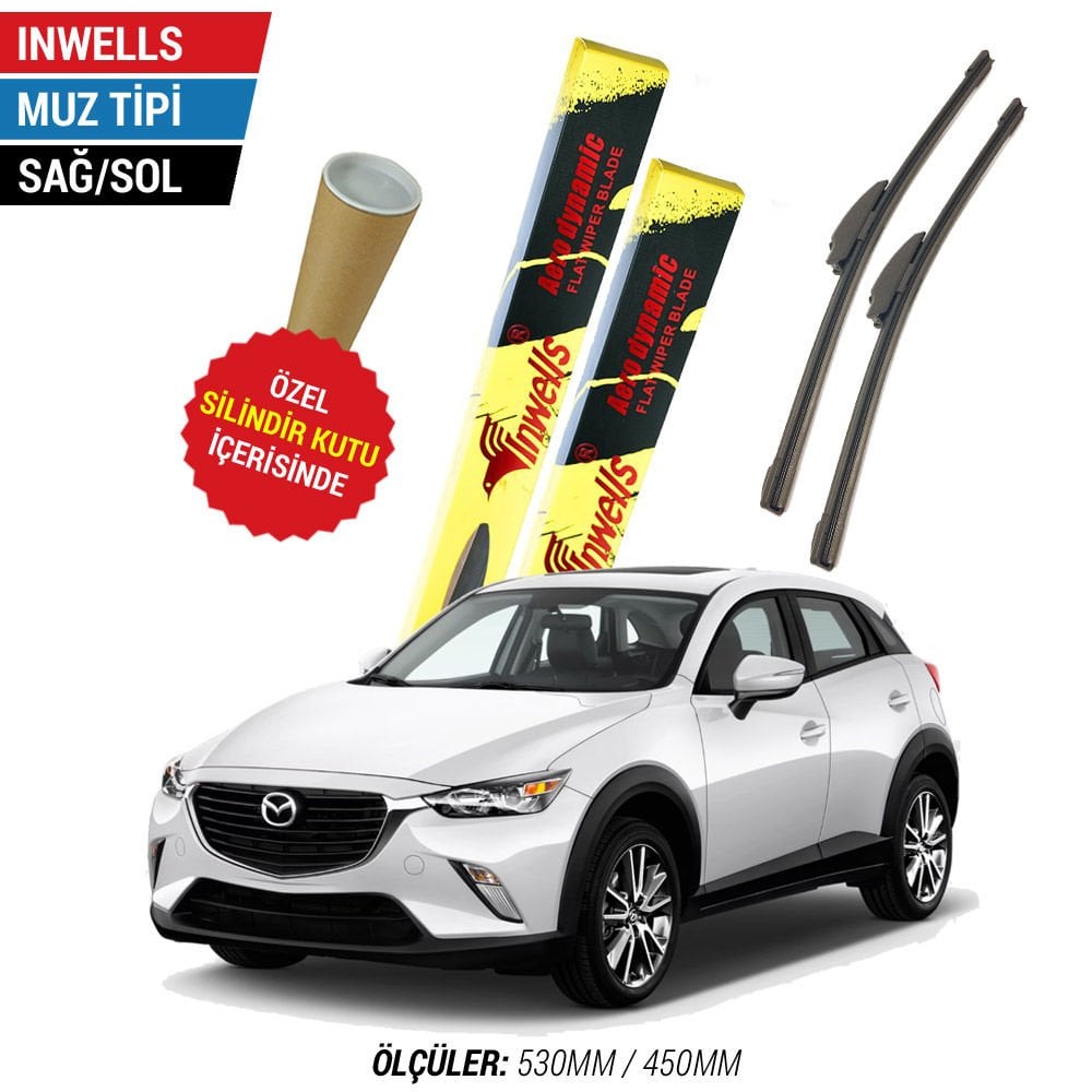 Mazda CX-3 Silecek Takımı (2015-2018) İnwells