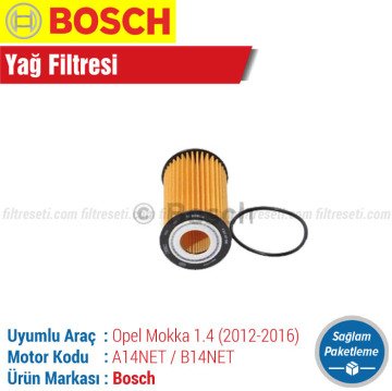 Opel Mokka 1.4 Bosch Filtre Bakım Seti (2012-2016)