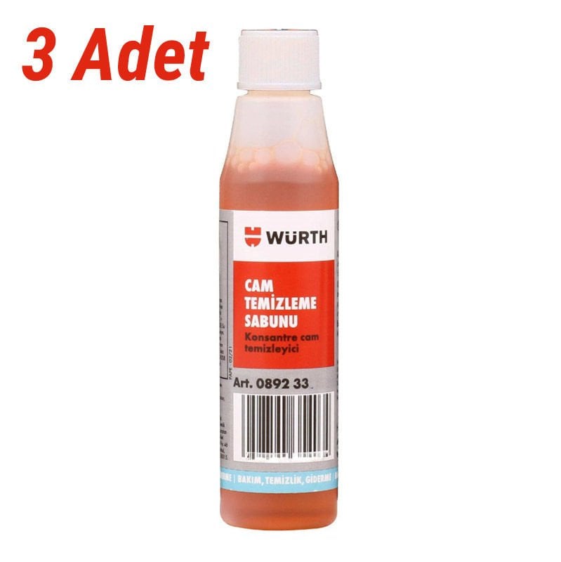 Würth Konsantre Cam Temizleme Katkısı 32ML (3 ADET)