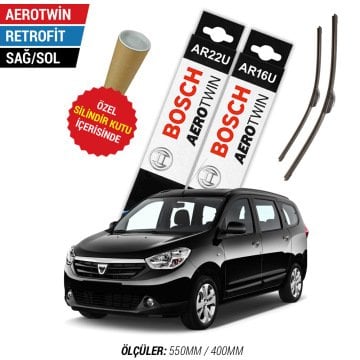 Dacia Lodgy Silecek Takımı (2012-2015) Bosch Aerotwin