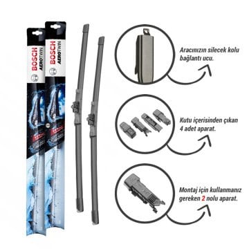 Fiat Punto Evo Silecek (2009-2014) Bosch Aerotwin Plus