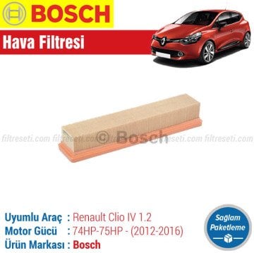 Renault Clio 4 1.2 Bosch Hava Filtresi (2012-2016)