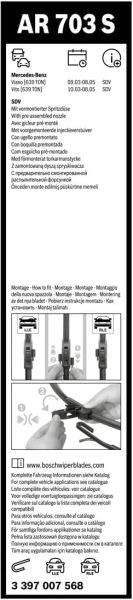Bosch Aerotwin Silecek AR703S (700/650) 3397007568
