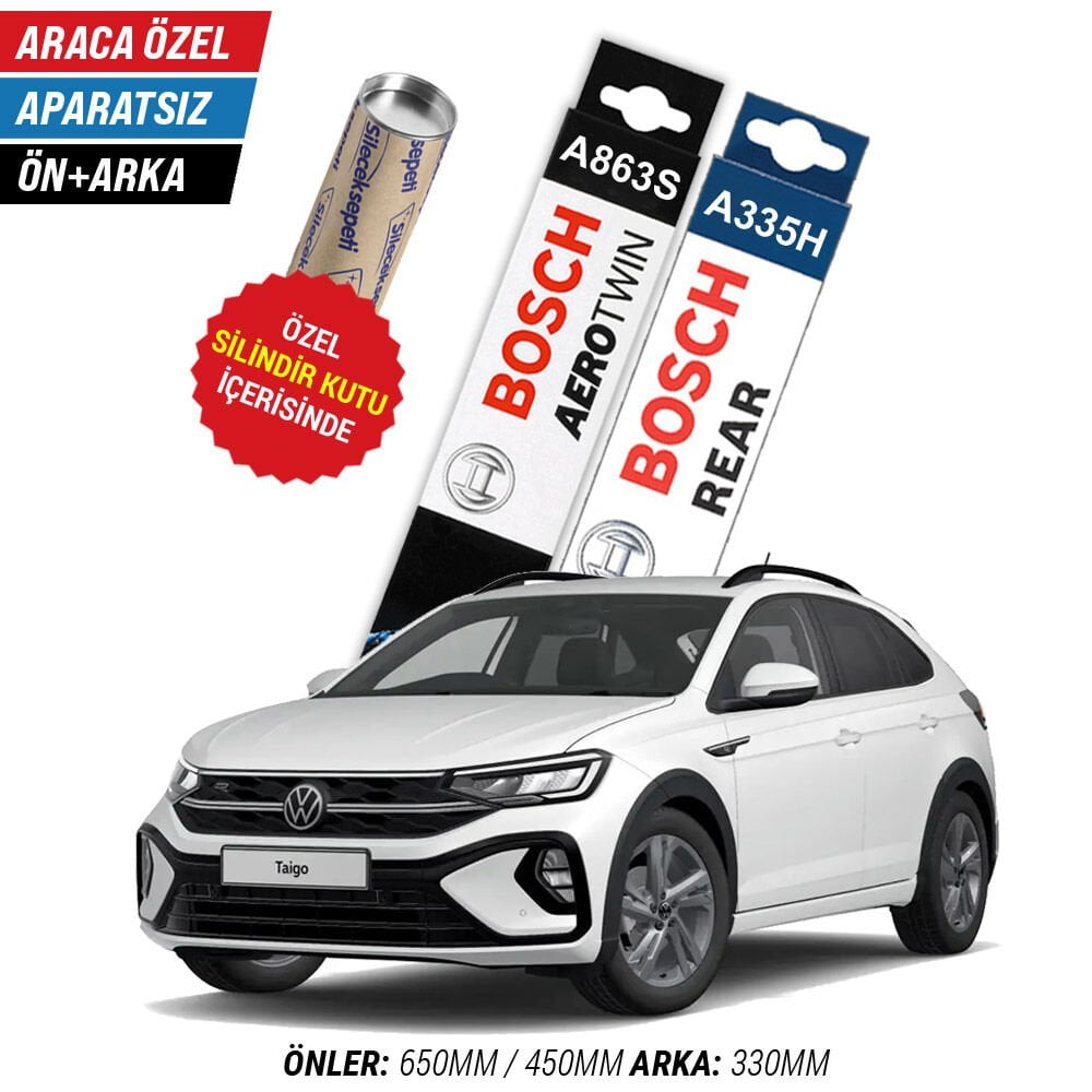 Vw Taigo Ön Arka Silecek (2022-2025) Bosch Aerotwin