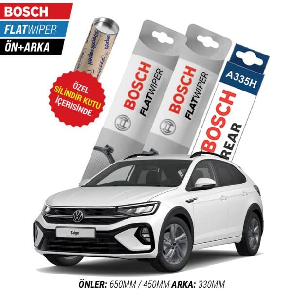 Vw Taigo Ön Arka Silecek (2022-2026) Bosch Aeroeco