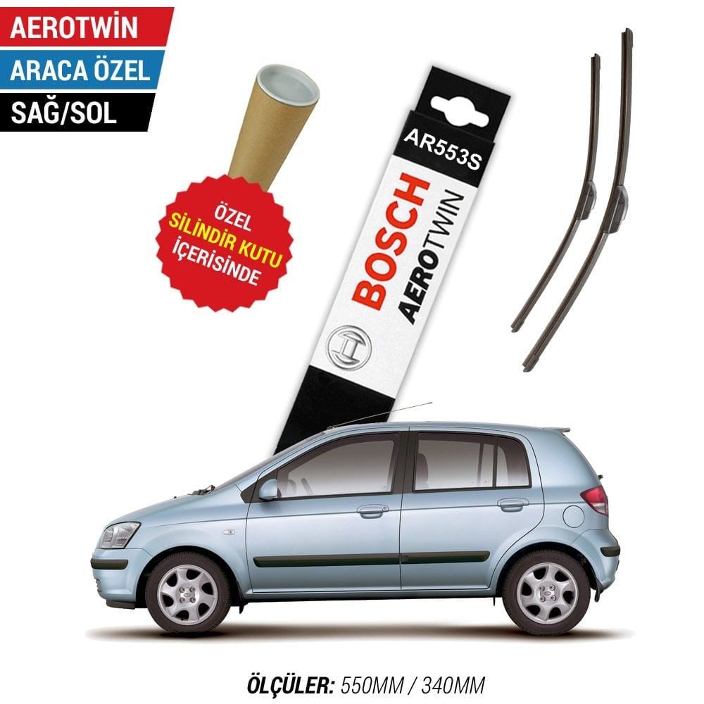 Hyundai Getz Silecek Takımı (2002-2011) Bosch Aerotwin