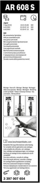 Bosch Aerotwin Silecek AR608S (600/475) 3397007654