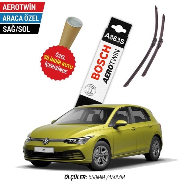 Vw Golf 8 / 8.5 Silecek 2021-2026 Bosch Aerotwin A863S