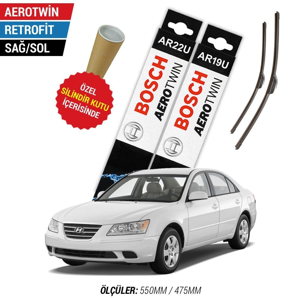 Hyundai Sonata Silecek Takımı (2005-2010) Bosch Aerotwin