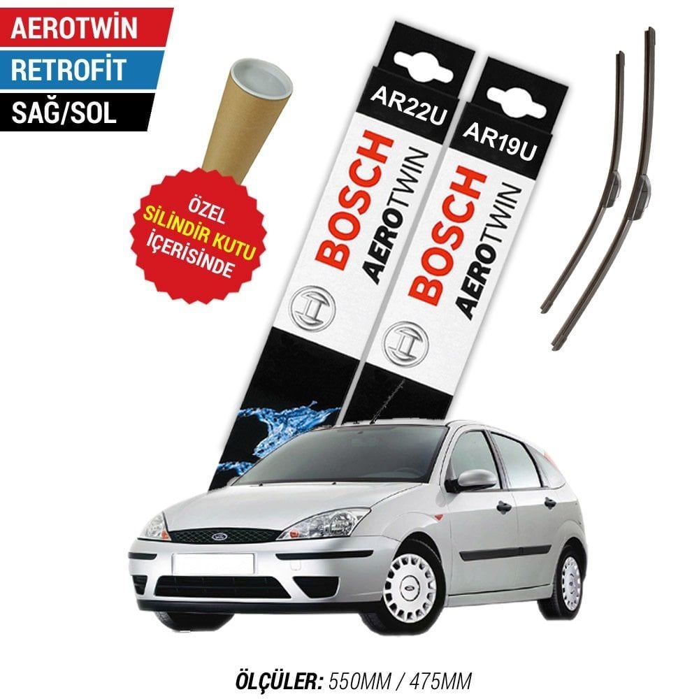 Ford Focus Silecek Takımı (1998-2004) Bosch Aerotwin