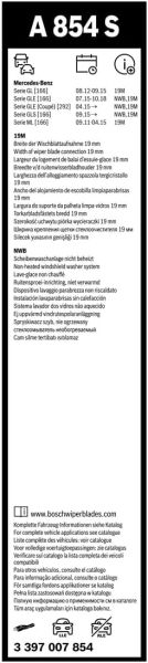 Bosch Aerotwin Silecek A854S (650/500) 3397007854