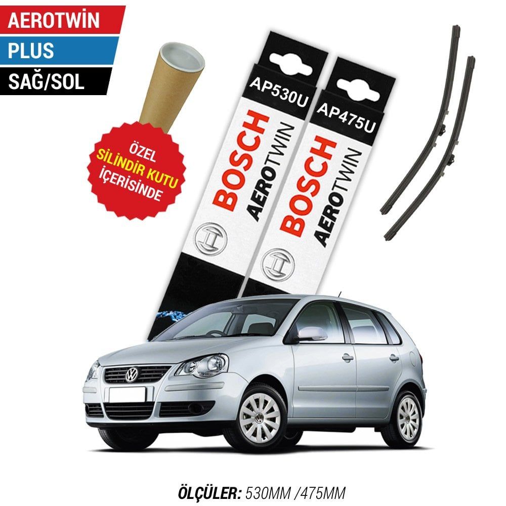 Volkswagen Polo Silecek Takımı (2005-2009) Bosch Aerotwin Plus
