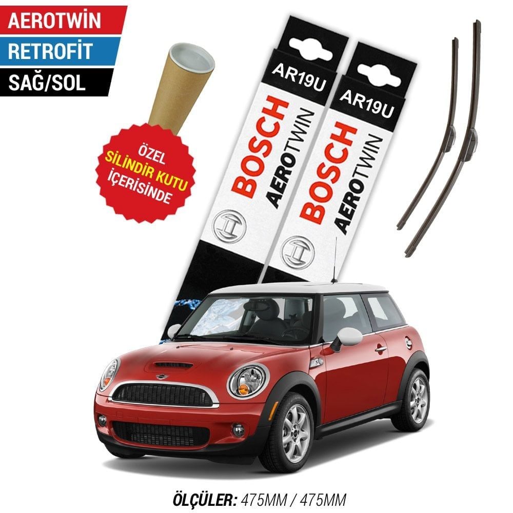 Mini Cooper Silecek Takımı (2004-2012) Bosch Aerotwin
