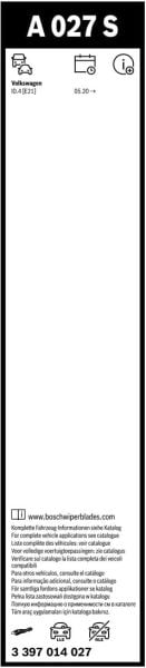 Bosch Aerotwin Silecek A027S (700/450) 3397014027