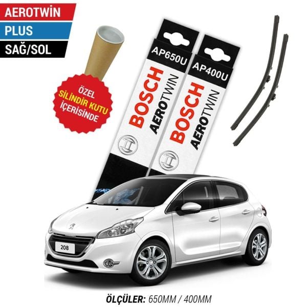 Peugeot 208 Silecek Takımı (2012-2020) Bosch Aerotwin Plus