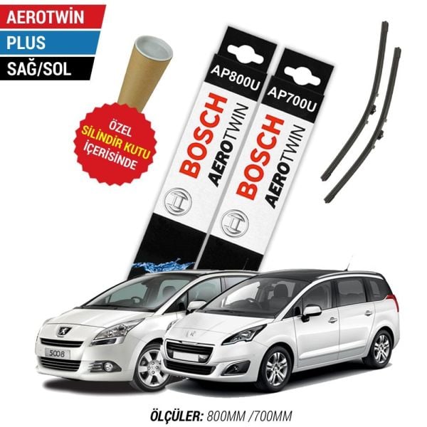 Peugeot 3008 Silecek Seti (2009-2016) Bosch Aerotwin Plus