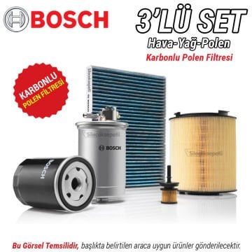 VW Jetta 1.6 TDI Bosch Filtre Bakım Seti (2011-2015)