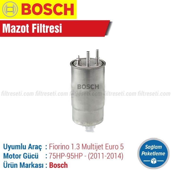 Fiat Fiorino 1.3 Multijet E5 Bosch Mazot Filtresi (2011-2014)