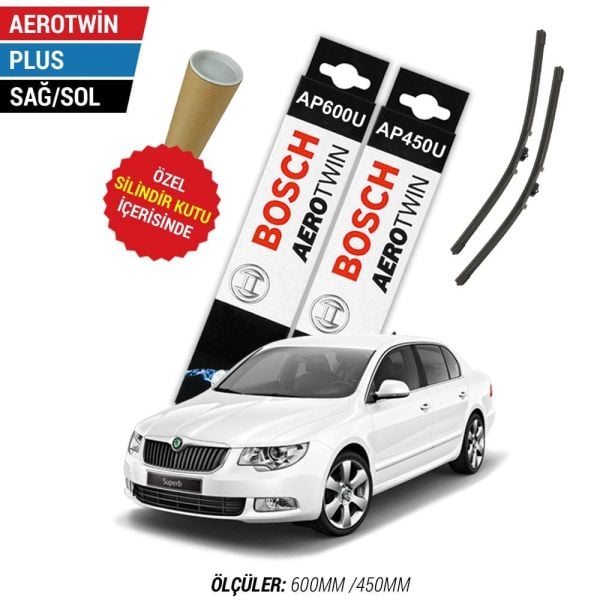 Skoda Superb Silecek Takımı (2009-2014) Bosch Aerotwin Plus