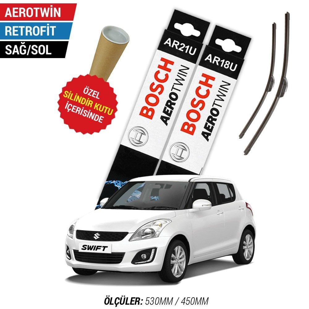 Suzuki Swift Silecek (2010-2013) Bosch Aerotwin Retrofit