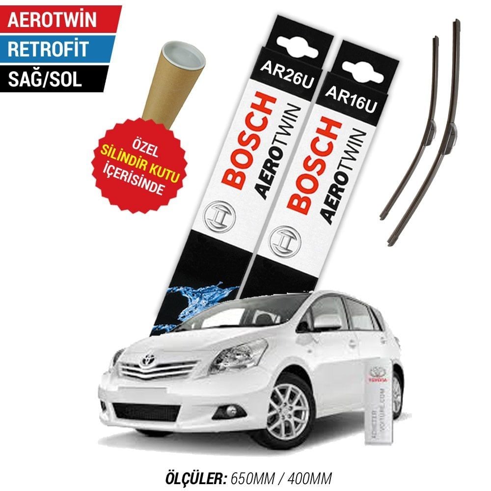 Toyota Verso Silecek Takımı (2009-2013) Bosch Aerotwin