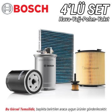 VW Polo 1.6 Bosch Filtre Bakım Seti (1996-1999)