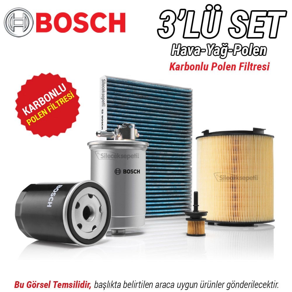 VW Polo 1.4 Bosch Filtre Seti (2001-2008) 75HP/100HP