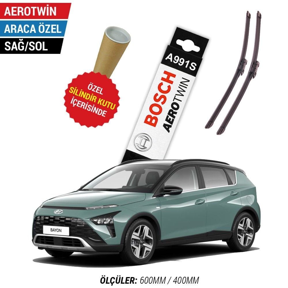 Hyundai Bayon Silecek (2021-2026) Bosch Aerotwin A991S