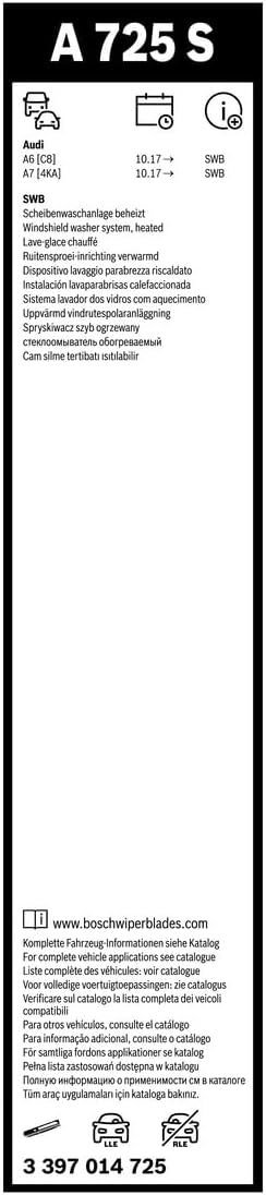 Bosch Aerotwin Silecek A725S (625/500) 3397014725