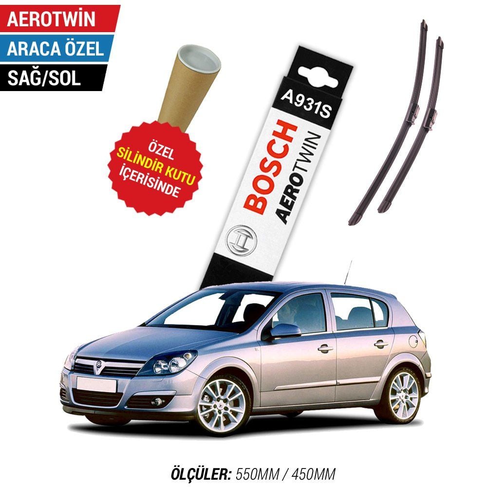 Opel Astra H Silecek Takımı (2004-2013) Bosch Aerotwin A931S