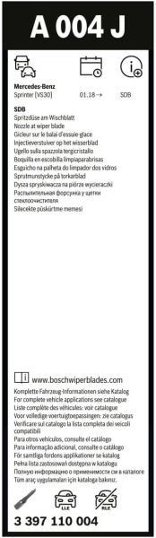 Bosch Aerotwin Silecek A004J (650/600) 3397110004