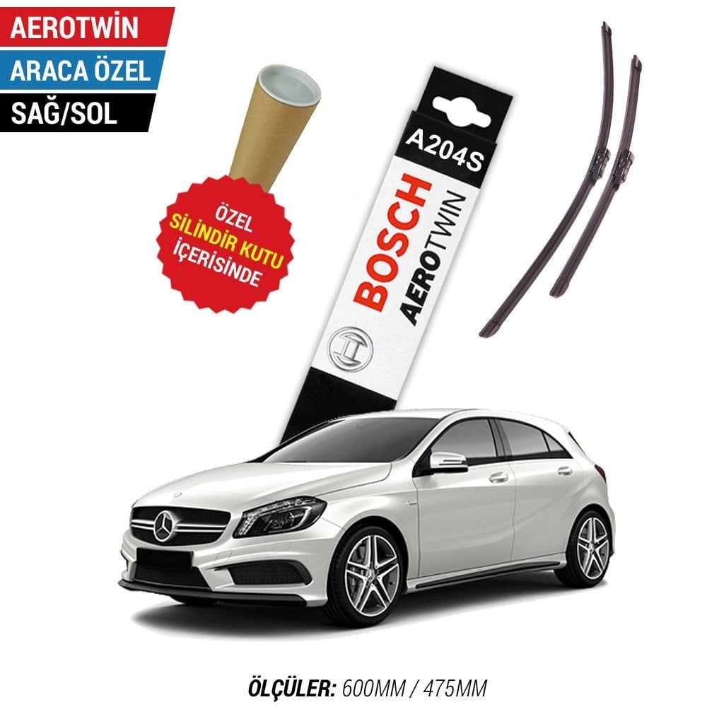 Mercedes A W176 Silecek Seti (2016-2018) Bosch Aerotwin A204S