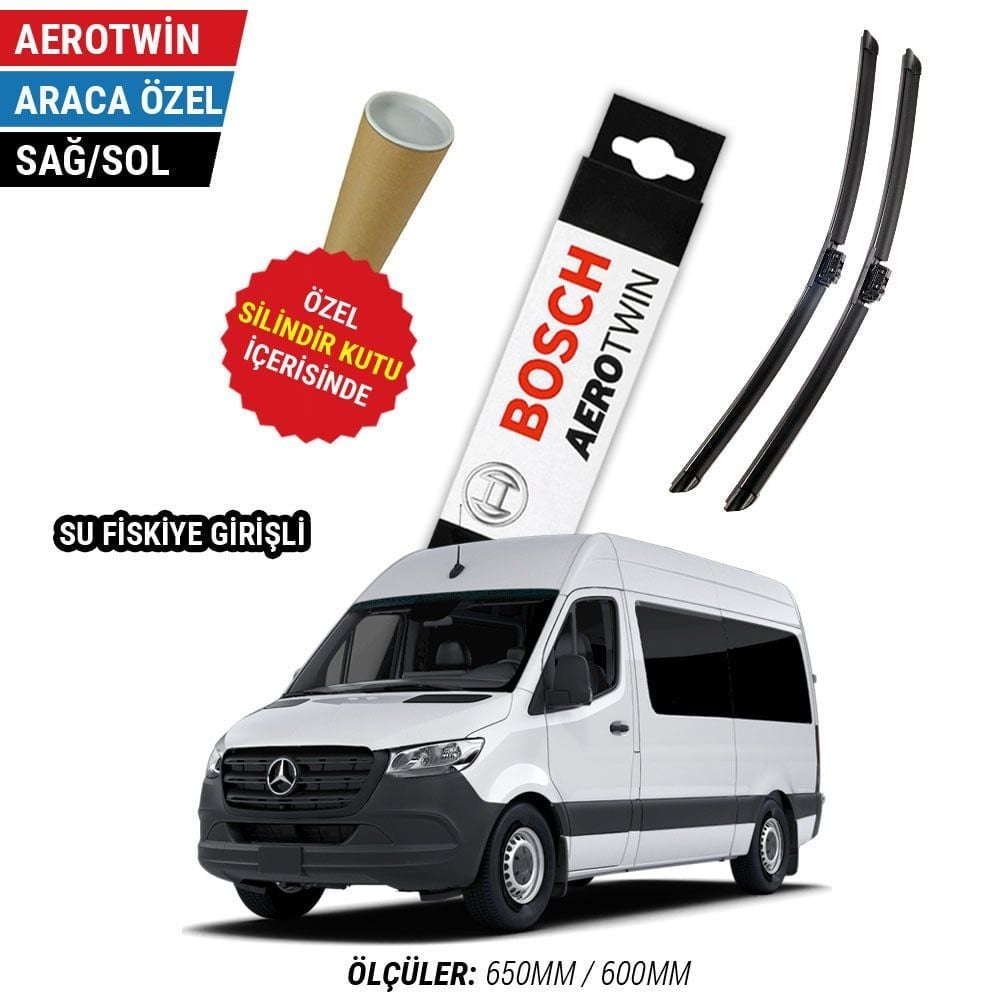Mercedes Sprinter Silecek (2019-2024) Su Fiskiyeli