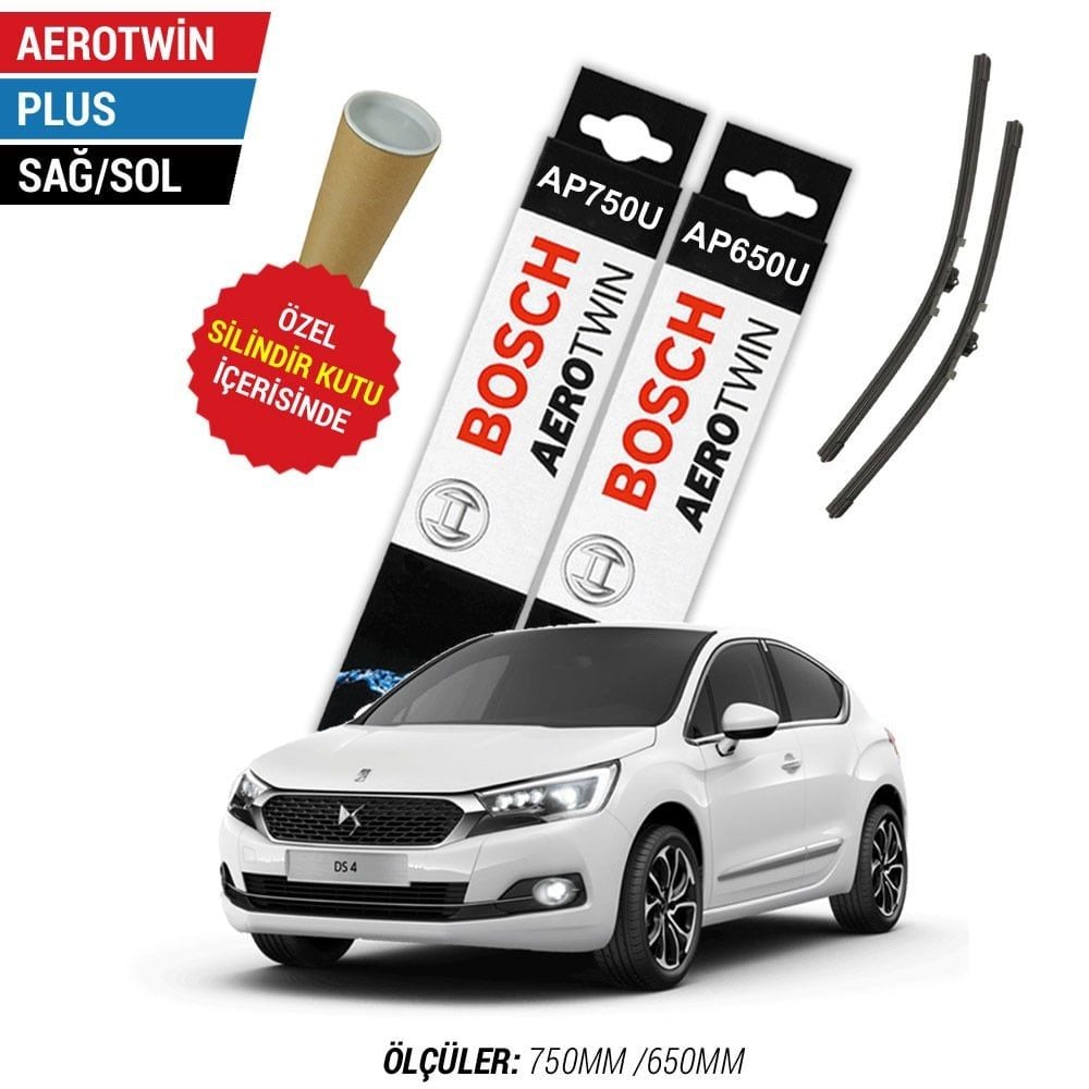 Citroen DS4 Silecek Takımı (2016-2017) Bosch Aerotwin Plus