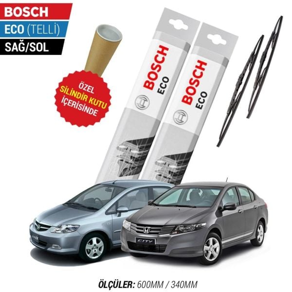 Honda City Silecek Takımı (2006-2011) Bosch Eco