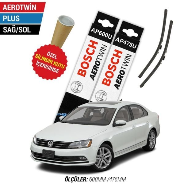VW Jetta Silecek Takımı (2011-2019) Bosch Aerotwin Plus