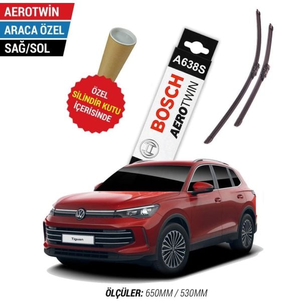 Volkswagen Tiguan Silecek (2024-2026) Bosch Aerotwin A638S