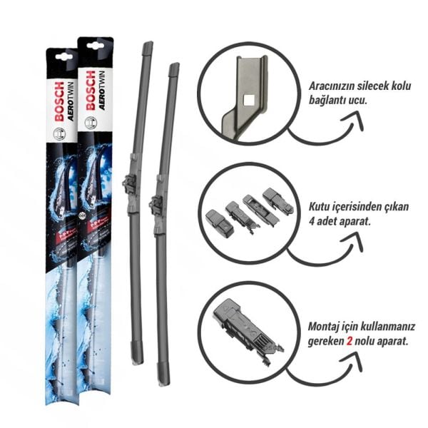 Ford B-Max Silecek (2012-2017) Bosch Aerotwin Plus