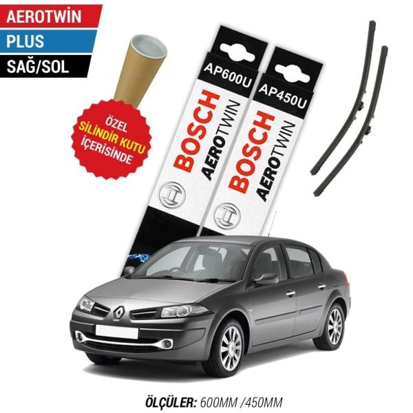 Renault Megane 2 Silecek Takımı (2006-2009) Bosch Aerotwin Plus