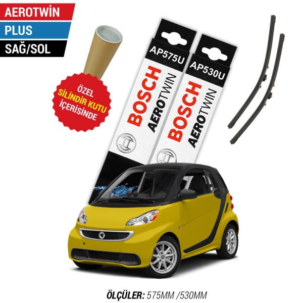Smart Fortwo Silecek Takımı (2008-2014) Bosch Aerotwin Plus
