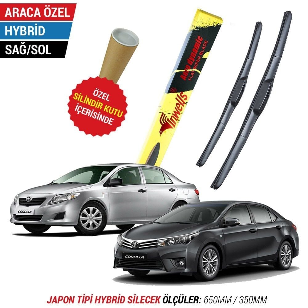 Toyota Corolla Silecek Takımı (2007-2018) İnwells Hybrid