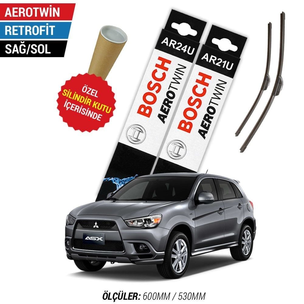 Mitsubishi ASX Silecek Takımı (2010-2017) Bosch Aerotwin