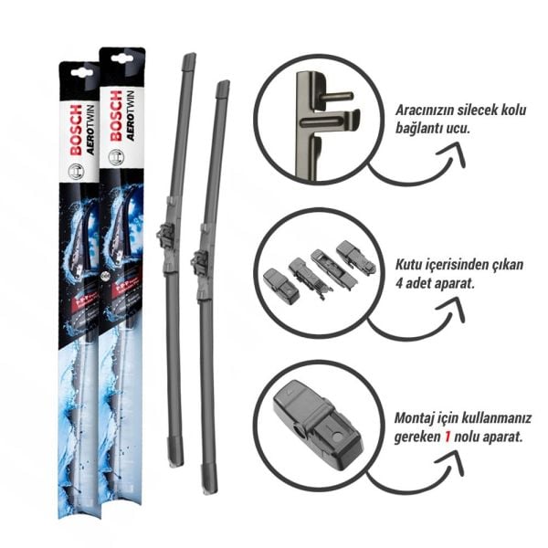 Bmw X6 Silecek (2008-2012 E71) Bosch Aerotwin Plus