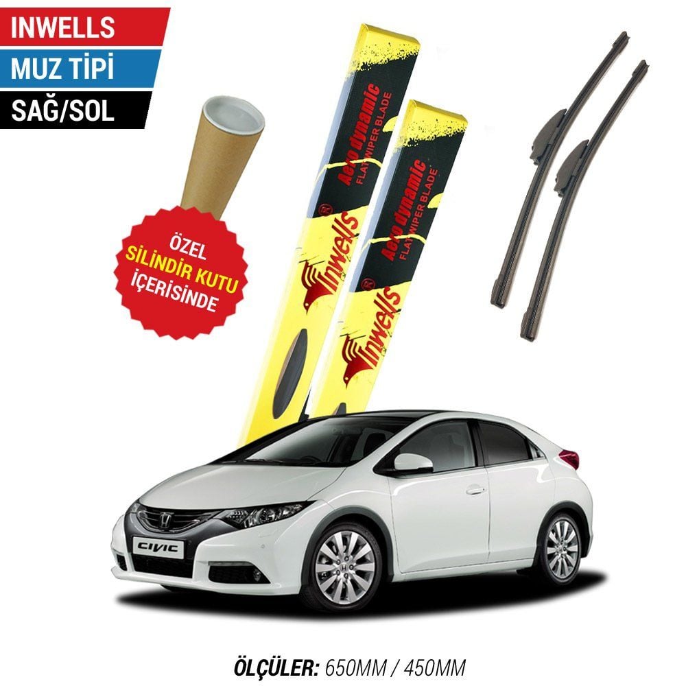 Honda Civic Hatchback İnwells Muz Silecek (2012-2016)