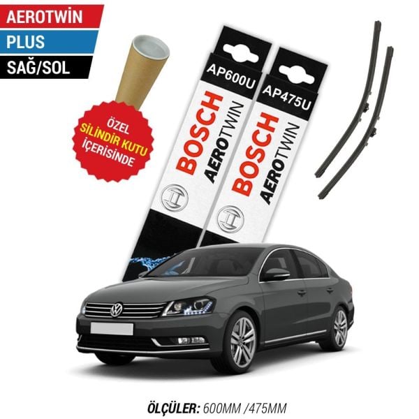 VW Passat Silecek Takımı (2011-2014) Bosch Aerotwin Plus