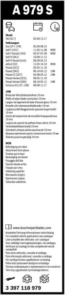 Bosch Aerotwin Silecek A979S (600/475) 3397118979