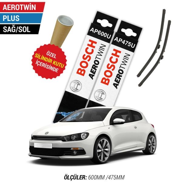 VW Scirocco Silecek Seti (2008-2017) Bosch Aerotwin Plus