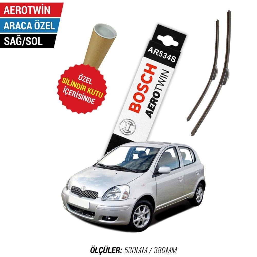 Toyota Yaris Silecek Takımı (1999-2005) Bosch Aerotwin