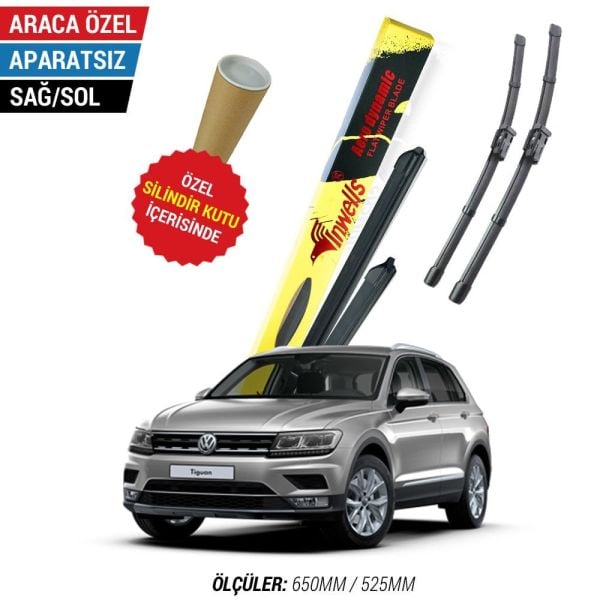 Volkswagen Tiguan İnwells Muz Silecek Takımı (2016-2023)