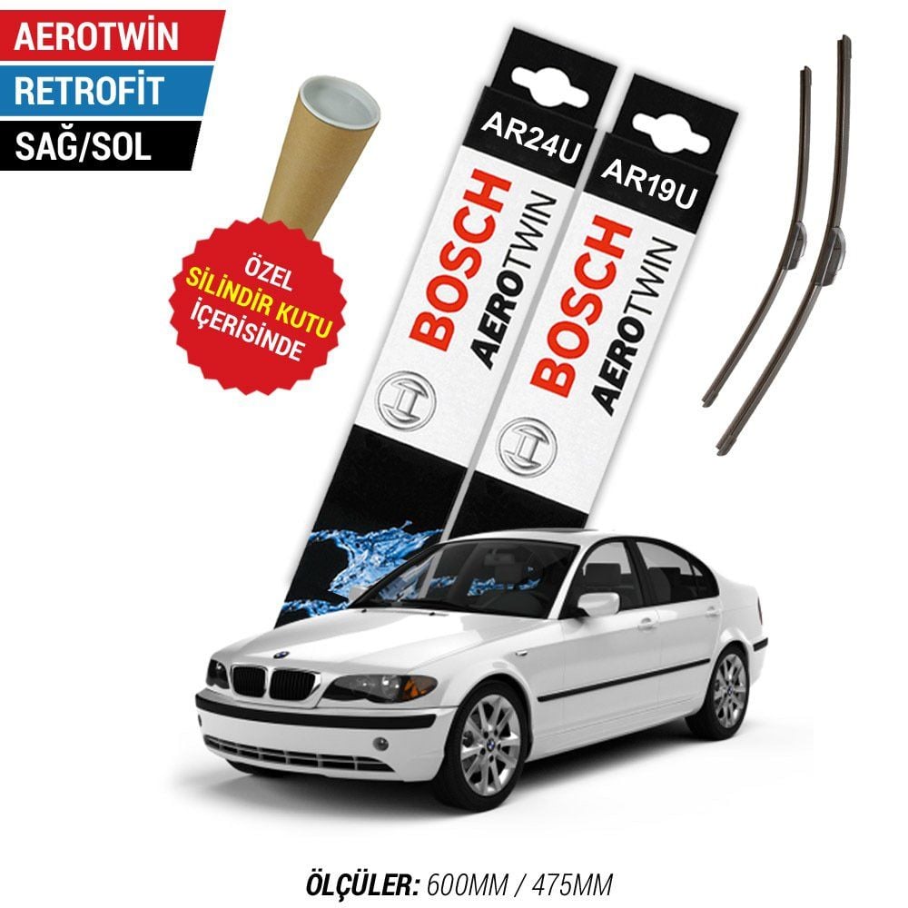 Bmw E46 Silecek (1998-2005) Bosch Aerotwin Retrofit